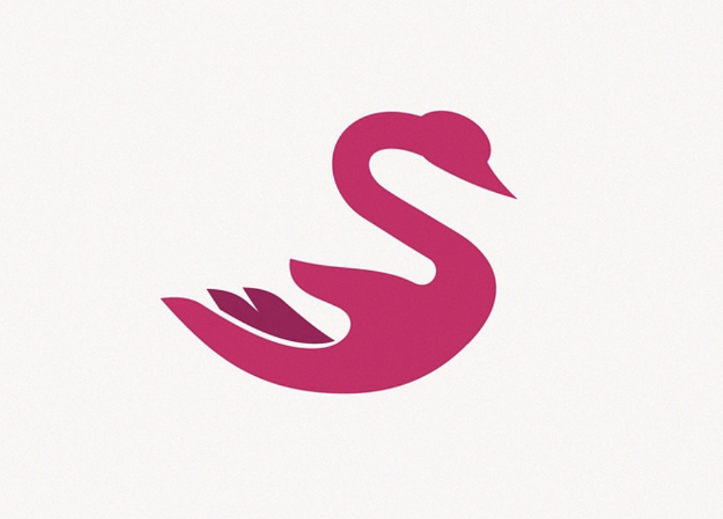 天鹅商标图案与LOGO设计，艺术与商业的完美结合