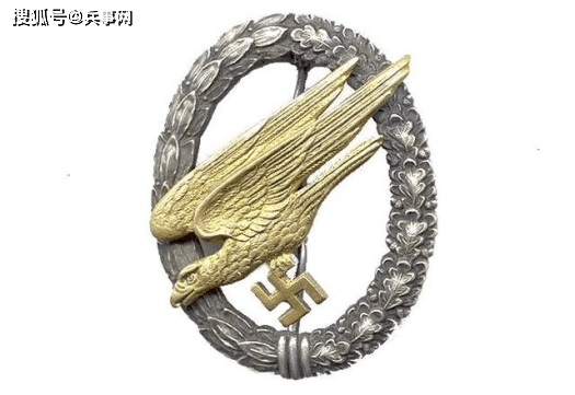 二战德国伞兵标志，荣耀的象征与战争的印记