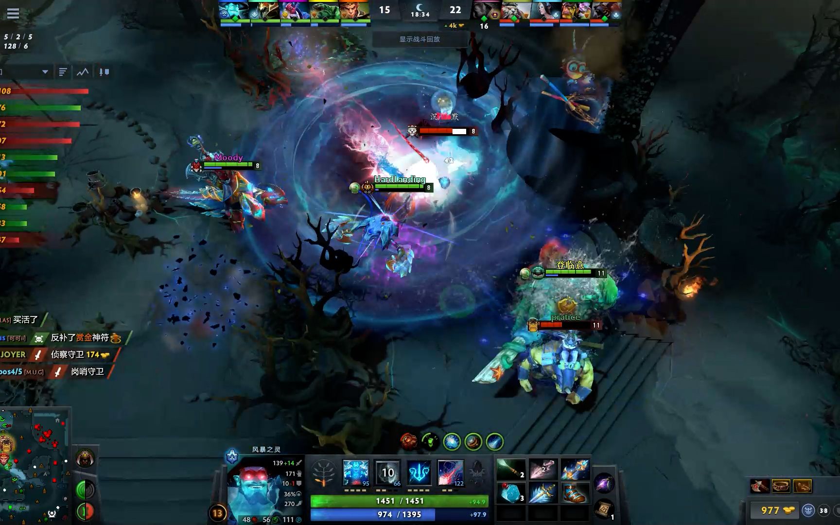 DOTA2老鹿对抗蓝猫的阵容策略
