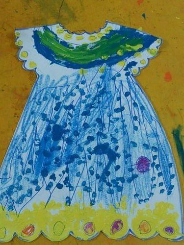 美术小班，花裙子画的魅力与创意