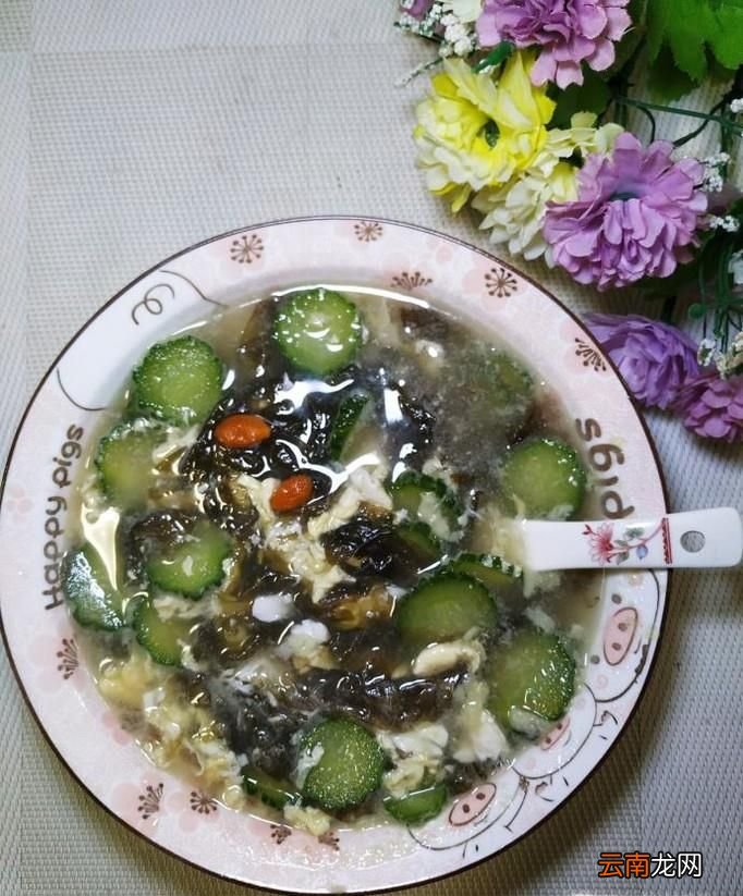 黄瓜紫菜蛋花汤，一道美味汤品的制作方法