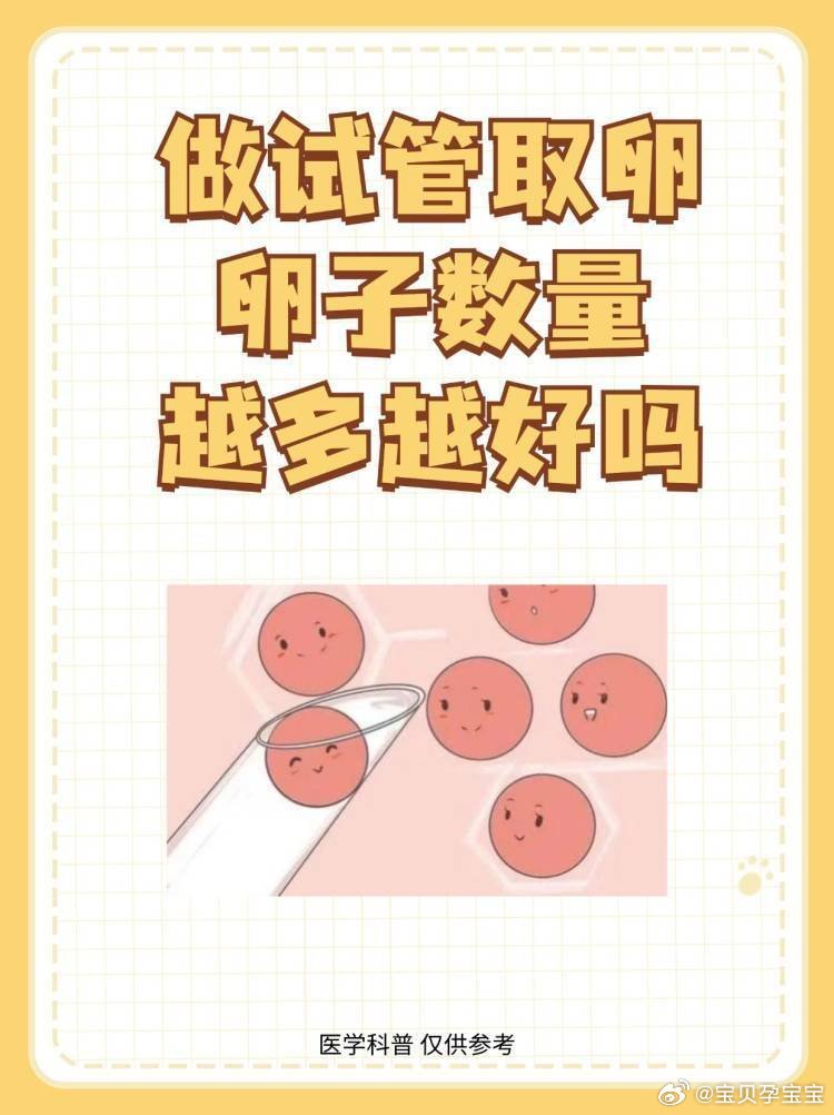 探究取卵数量，多取卵好，还是少取卵好？